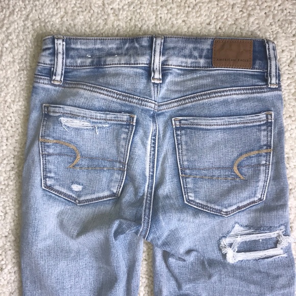 American eagle light wash ripped jeans - Picture 6 of 6